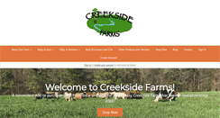 Desktop Screenshot of creeksidefarms-nc.com